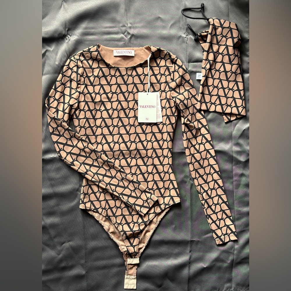NWT Valentino Bodysuit with Valentino Dust Bag